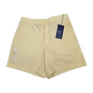 VRST Men's Size Medium 6" Athletic Resort Shorts Seersucker Yellow